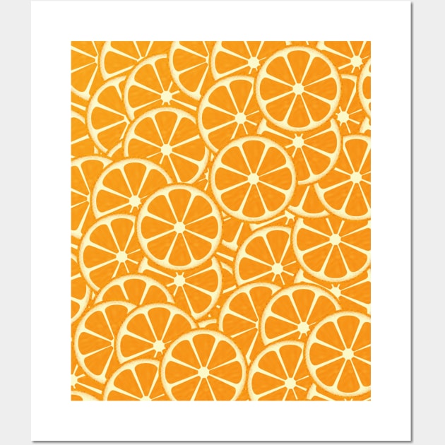 Orange Slices Wall Art by planetary